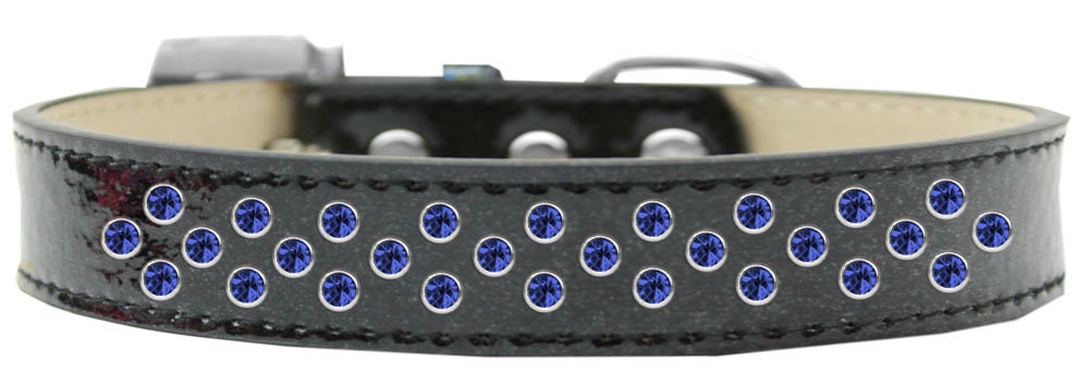 Dog, Puppy & Pet Ice Cream Collar, "Blue Crystal Rimsets Sprinkles"