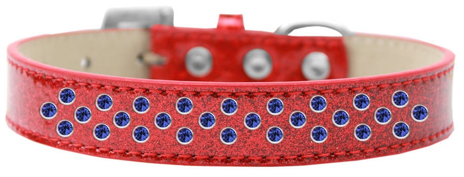 Dog, Puppy & Pet Ice Cream Collar, "Blue Crystal Rimsets Sprinkles"