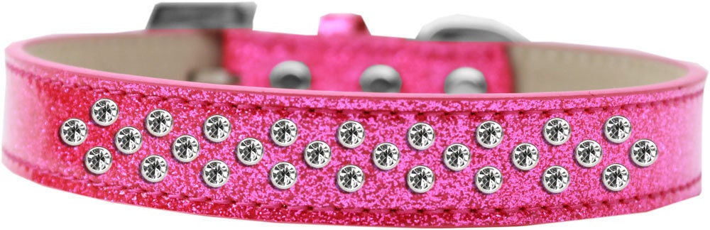 Dog, Puppy & Pet Ice Cream Collar, "Clear Crystal Rimsets Sprinkles"