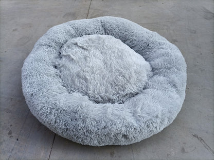 Thick Plush Round Pet Kennel