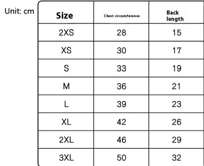 Fashion Personality Dogs And Cats Pet Clothing